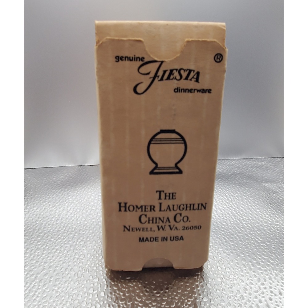 Fiesta Turquoise Salt and Pepper Shaker Set Homer Laughlin USA with Original Box
